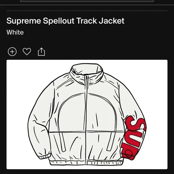 Supreme | Jackets & Coats | Supreme Spellout Track Jacket Size L 